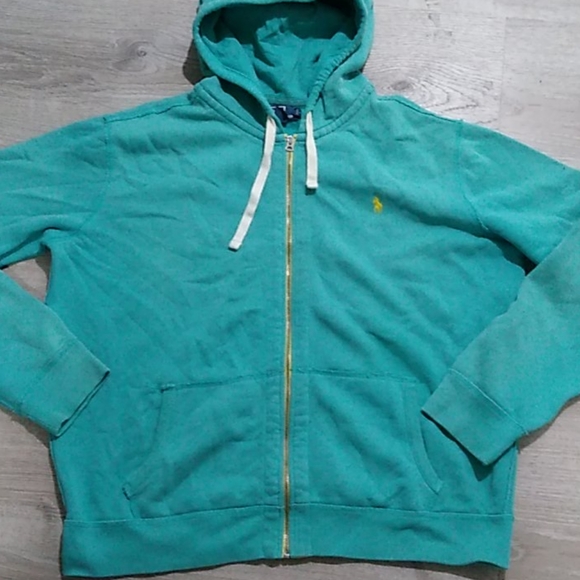 polo hoodie no zipper